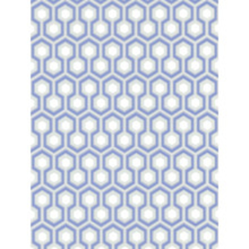 Cole & Son Wallcovering Hicks’ Hexagon Blue/Gr