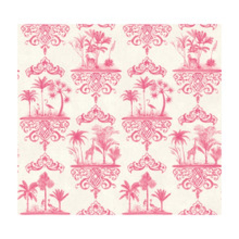 Cole & Son Wallcovering Rousseau Rose Pink