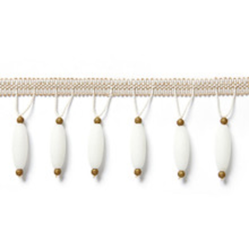 Scalamandre
 Trim Vionnet Beaded Fringe/Alabaster Sc 0001Fx1501
