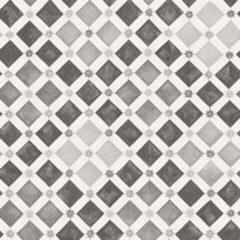 Cole & Son Wallcovering Zellige Soot & Snow