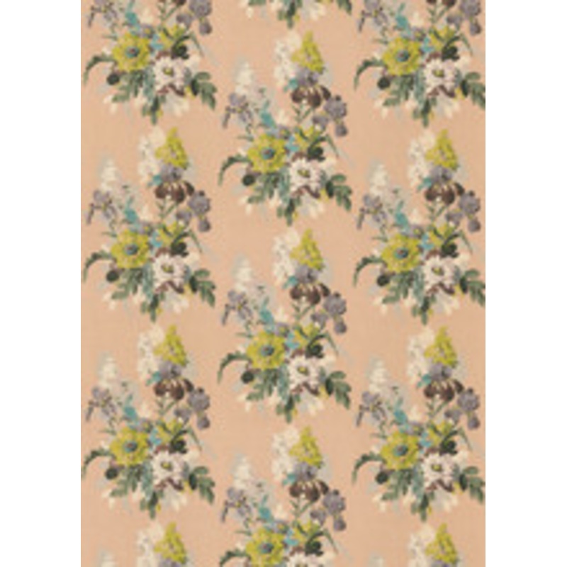 G P & J Baker Fabric Bird & Iris Blush