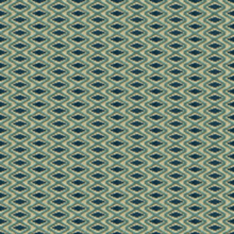 Lee Jofa Fabric Otto Trellis Lagoon/Teal
