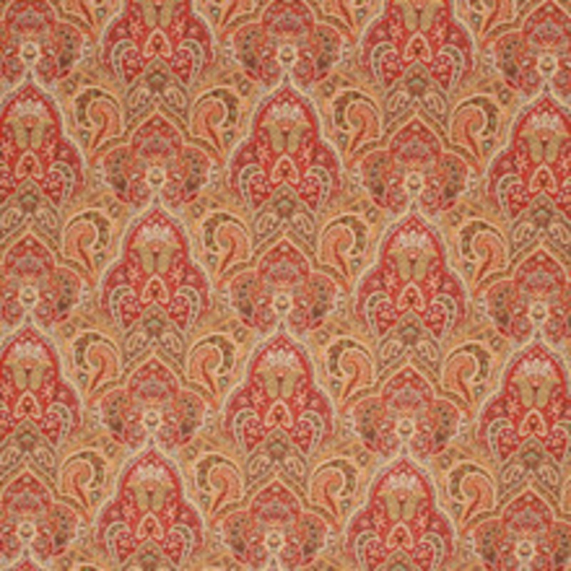 RM CoCo Fabric Picadilly Paisley Harvest
