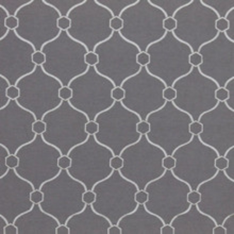 RM CoCo Fabric Picardie Trellis Pewter