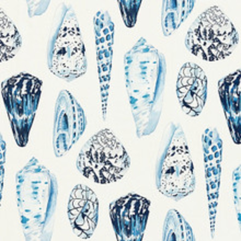 Scalamandre
 Fabric Coquina Linen Print/Porcelain Sc 000716397