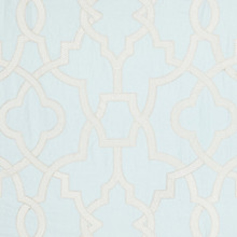 Scalamandre
 Fabric Damascus Embroidery/Blue Mist Sc 000227073