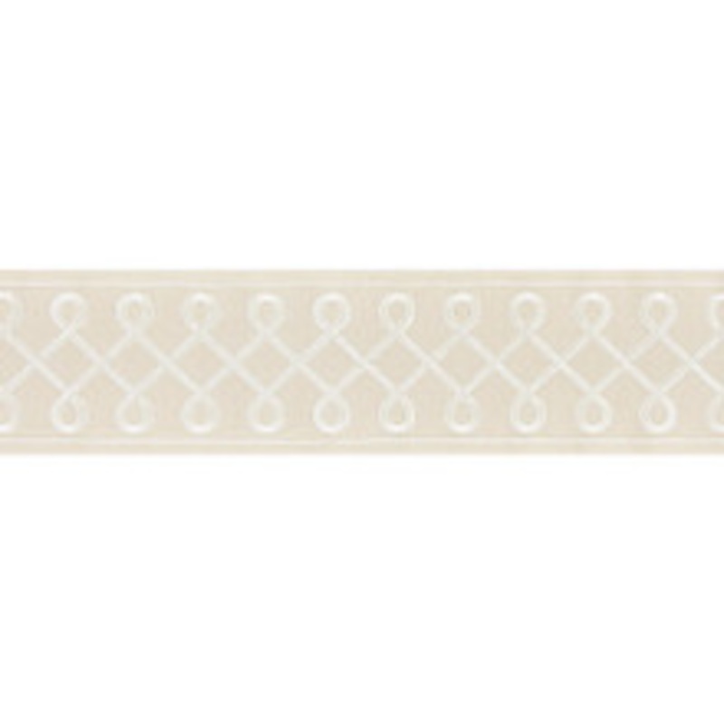 Scalamandre
 Trim Soutache Embroidered Tape/Sand Sc 0001T3281