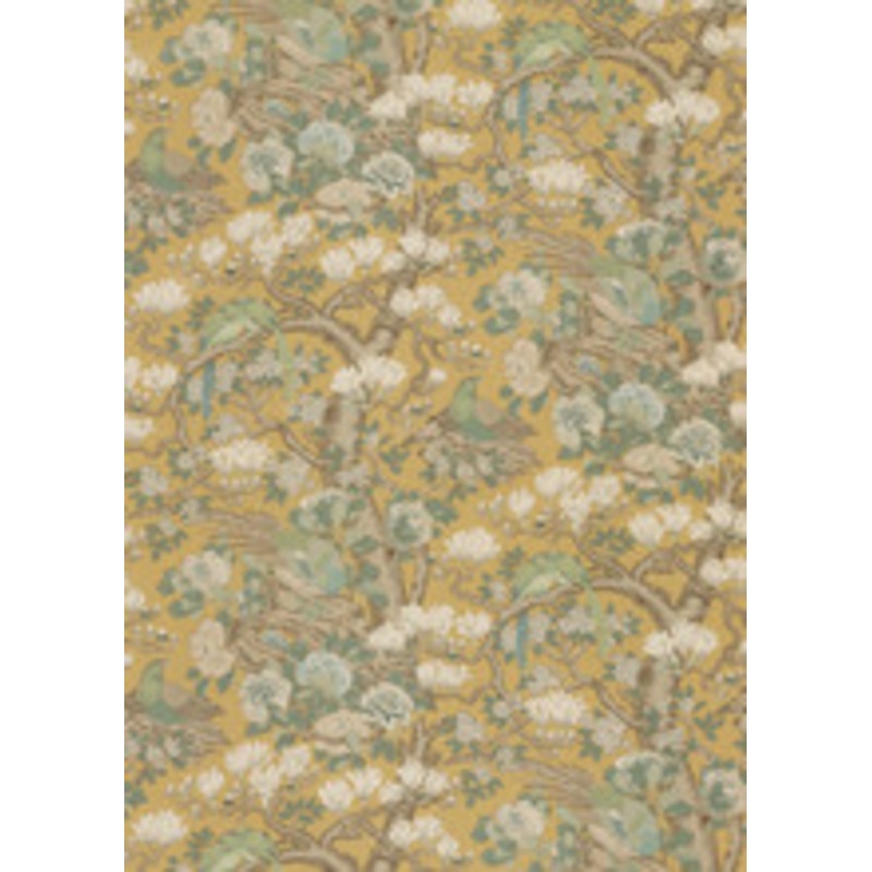 G P & J Baker Fabric Rockbird Signature Ochre