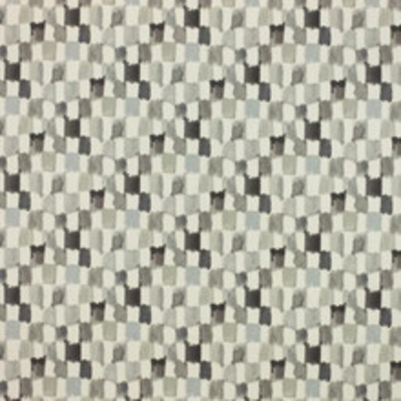 RM CoCo Fabric Brushstroke Check Twig