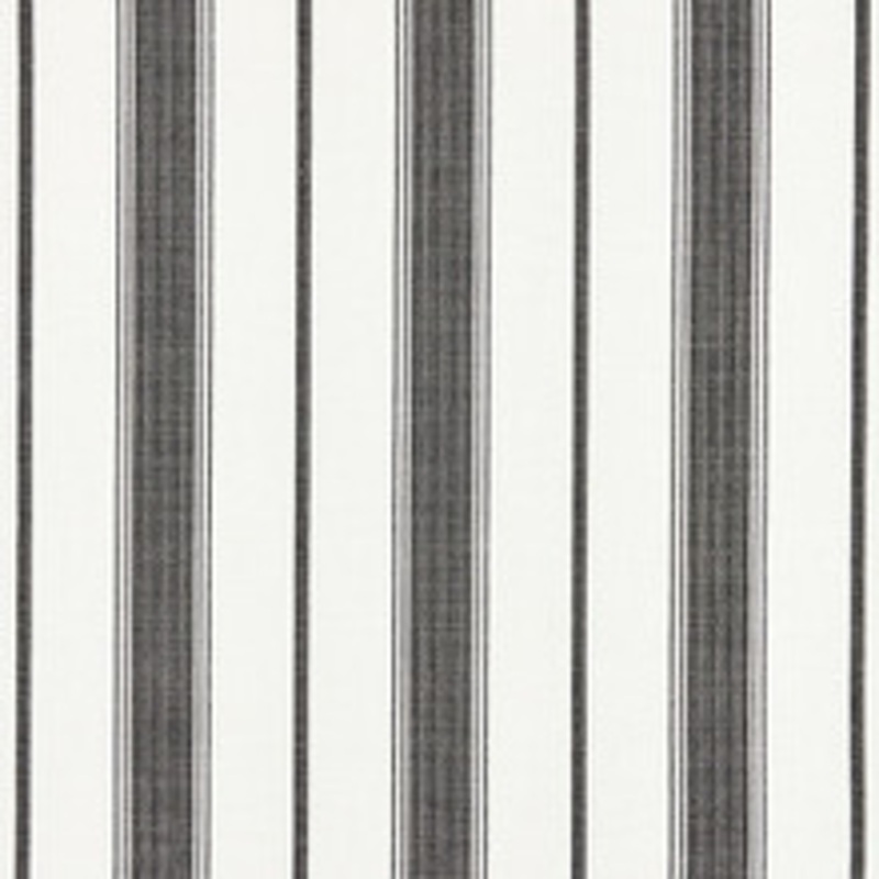 Scalamandre
 Fabric Sconset Stripe/Carbon Sc 000527110