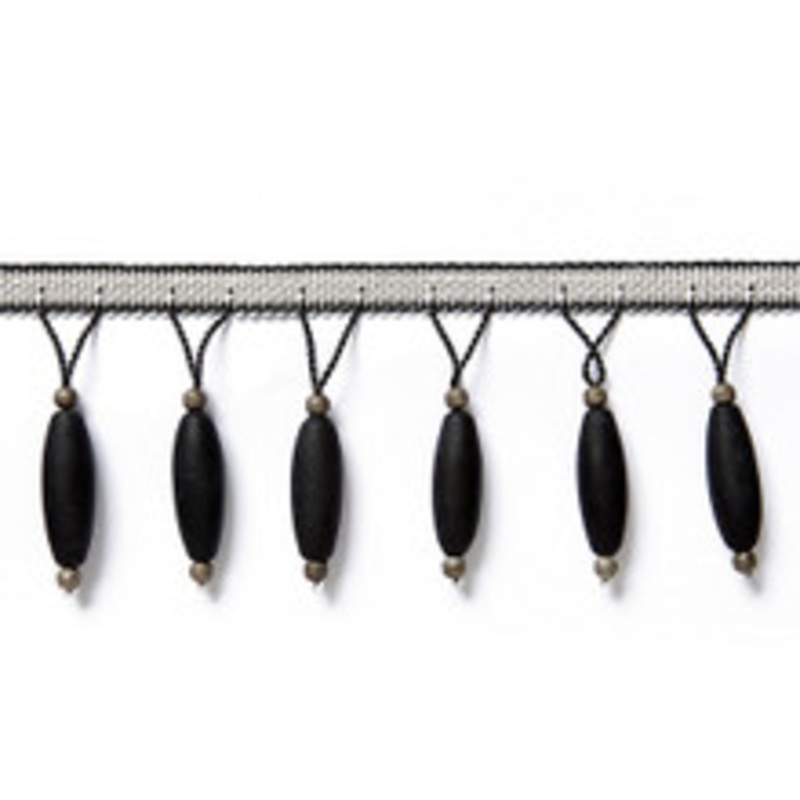 Scalamandre
 Trim Vionnet Beaded Fringe/Jet Sc 0006Fx1501