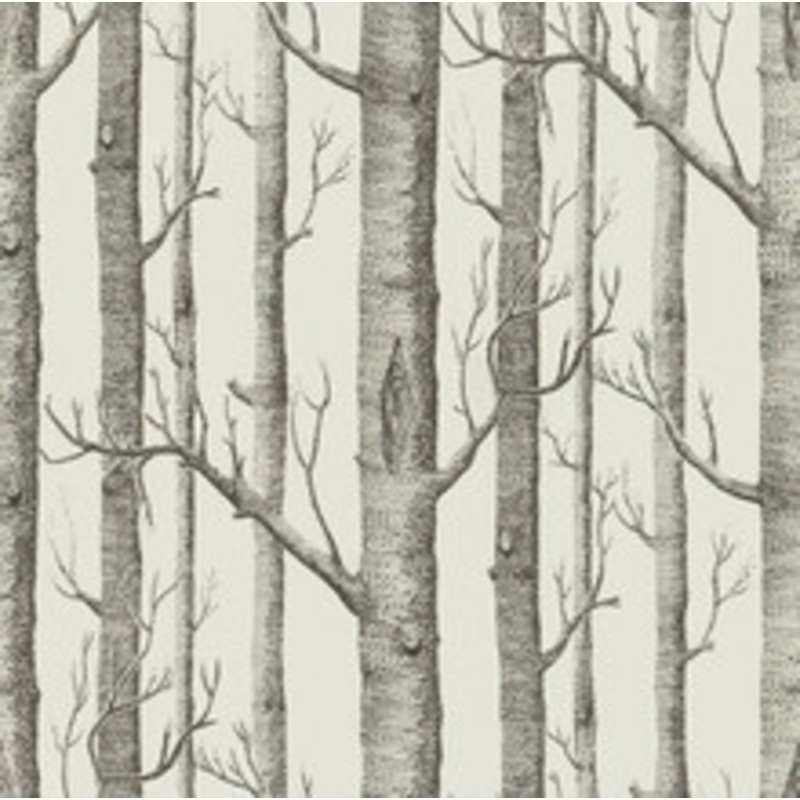 Lee Jofa Fabric Woods Print Graphite
