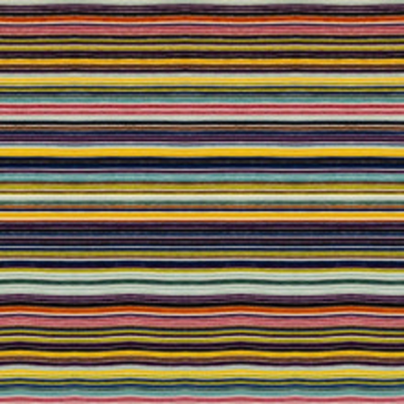 RM CoCo Fabric Technicolor Stripe Sangria