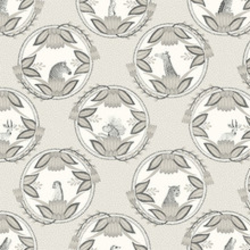 Cole & Son Wallcovering Ardmore Cameos Grey