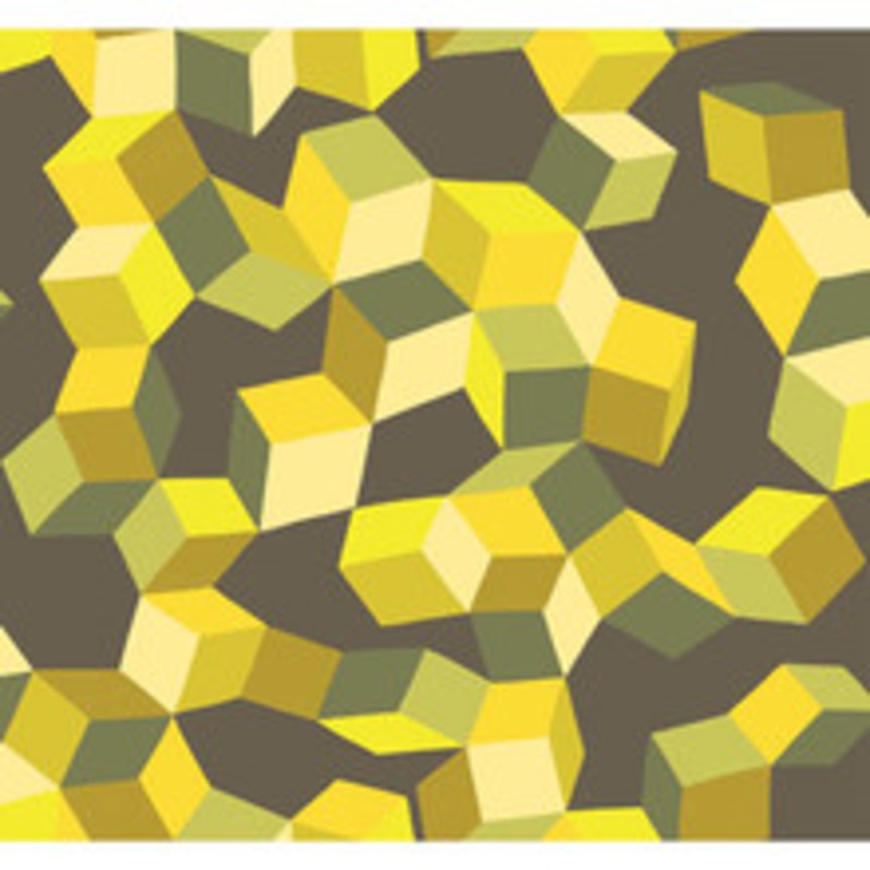 Cole & Son Wallcovering Puzzle Yellow And Black