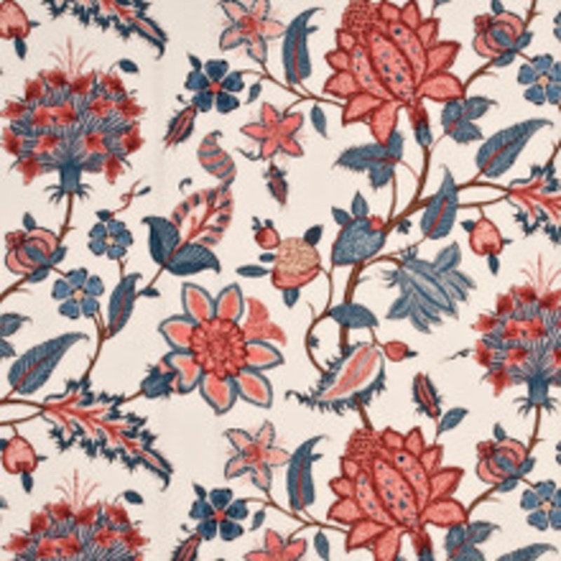 G P & J Baker Fabric Baker’S Indienne Blue/Pink