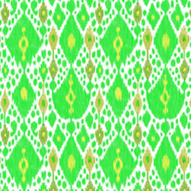 Gaston Y Daniela Fabric Ikat Verde