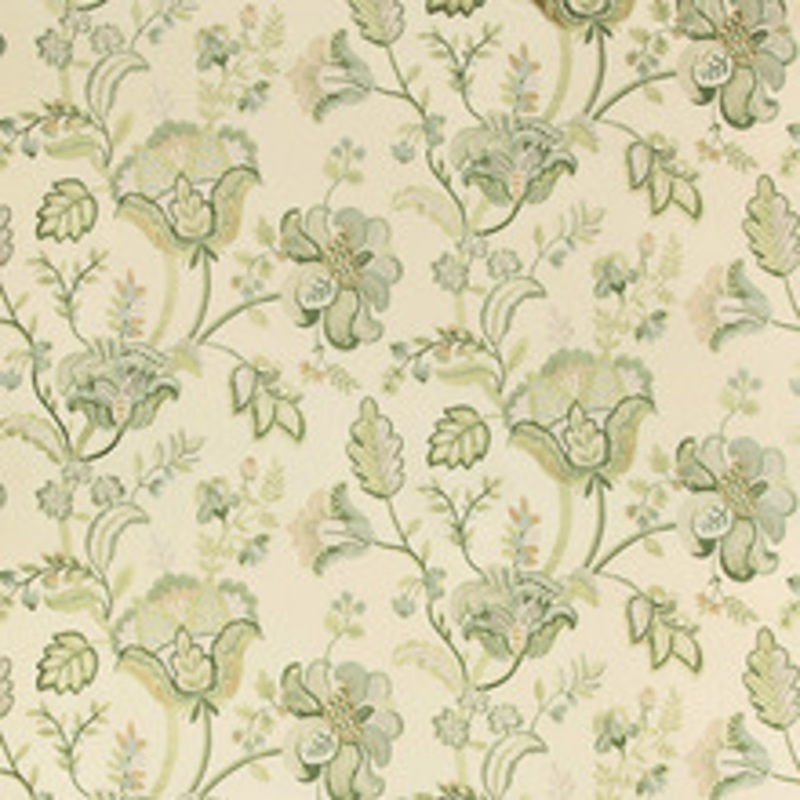 Lee Jofa Fabric Bradford Emb Greenery