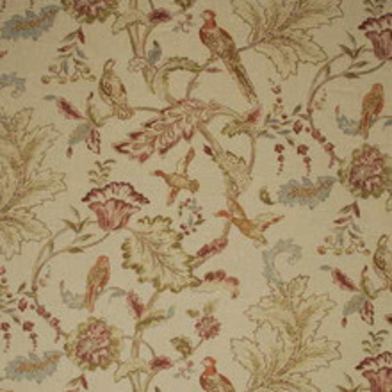 Mulberry Fabric Early Birds Natural