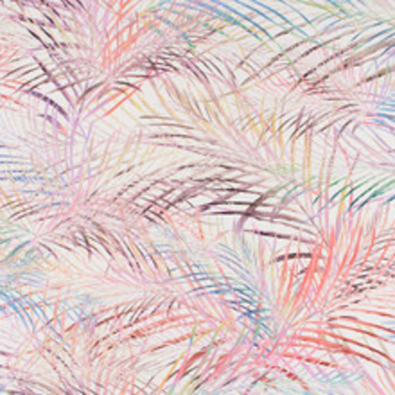 Old World Weavers Fabric Palmitos/Coral Branch E6 0002Cara