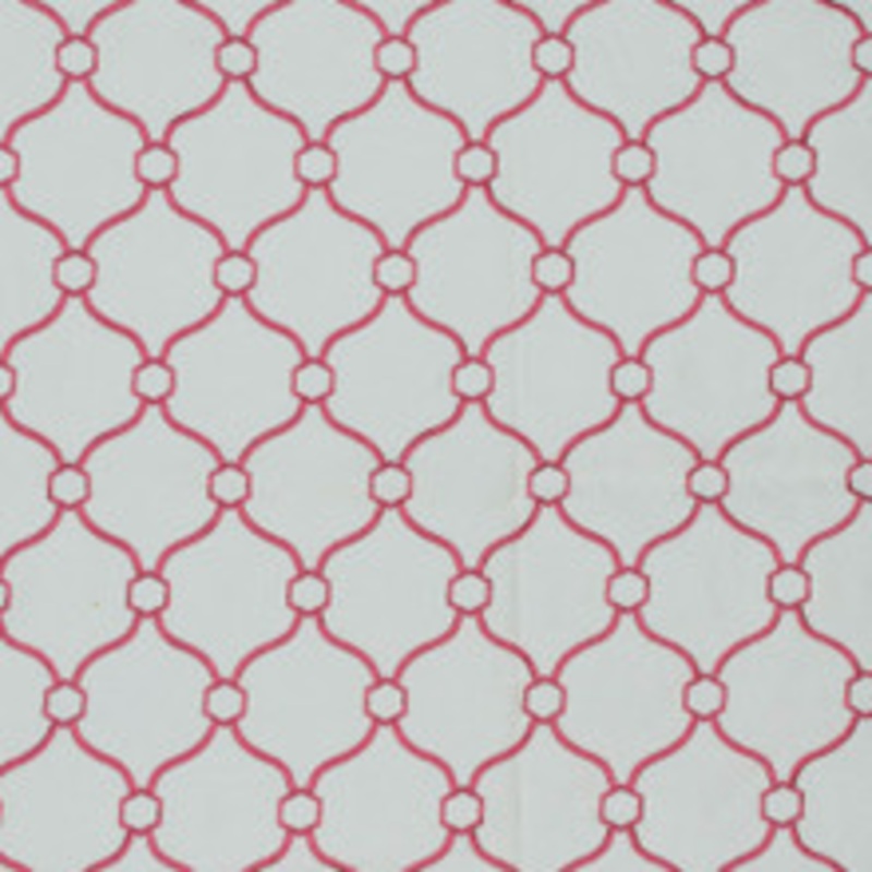 RM CoCo Fabric Picardie Trellis Coral