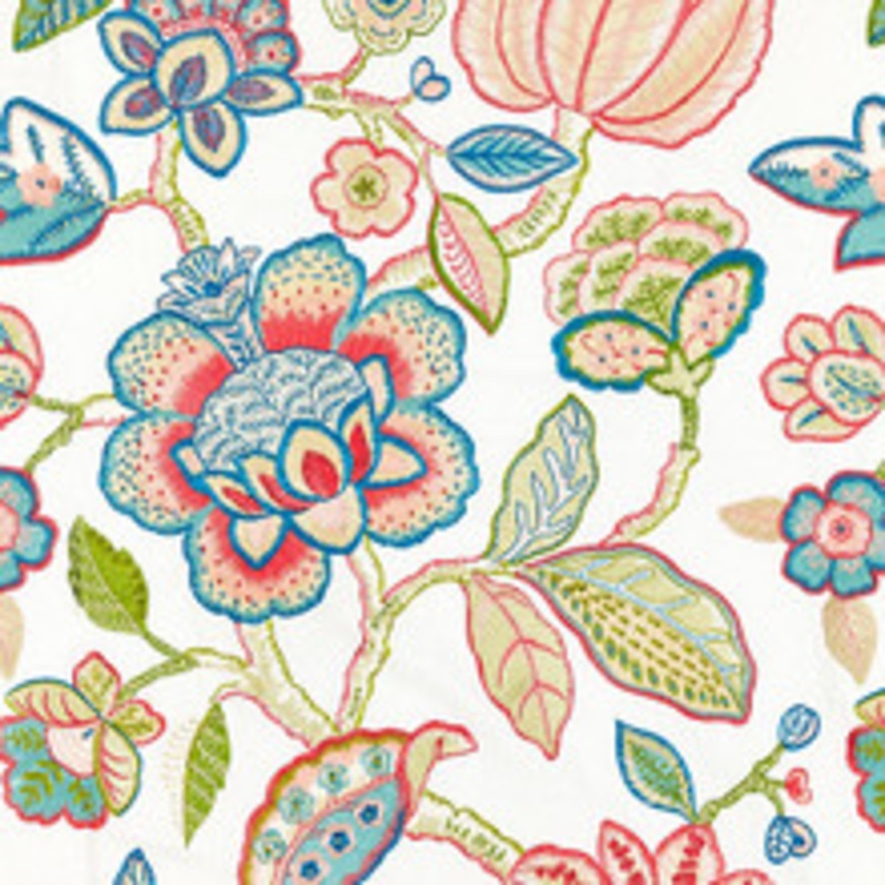 Scalamandre
 Fabric Coromandel Embroidery/Bloom Sc 000127126