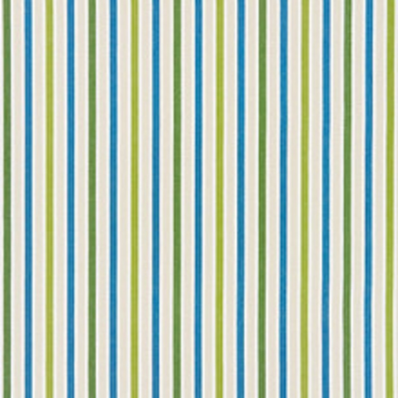 Scalamandre
 Fabric Leeds Cotton Stripe/Ocean Palm Sc 000327114