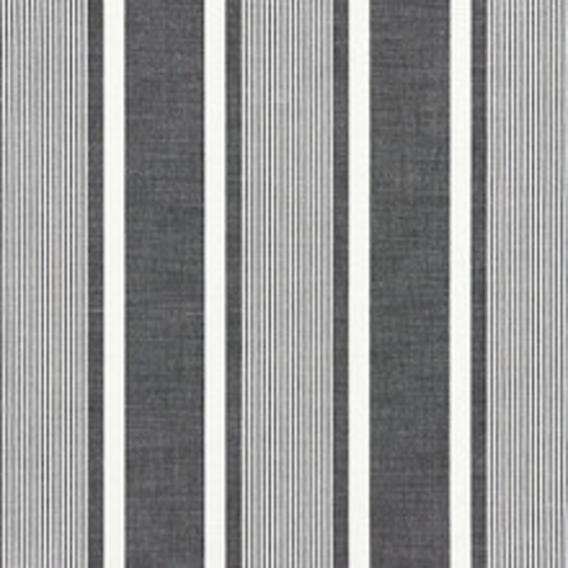 Scalamandre
 Fabric Wellfleet Stripe/Carbon Sc 000527111