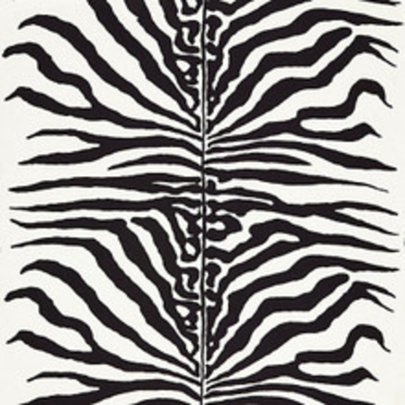 Scalamandre
 Fabric Zebra/Black Sc 000116366M