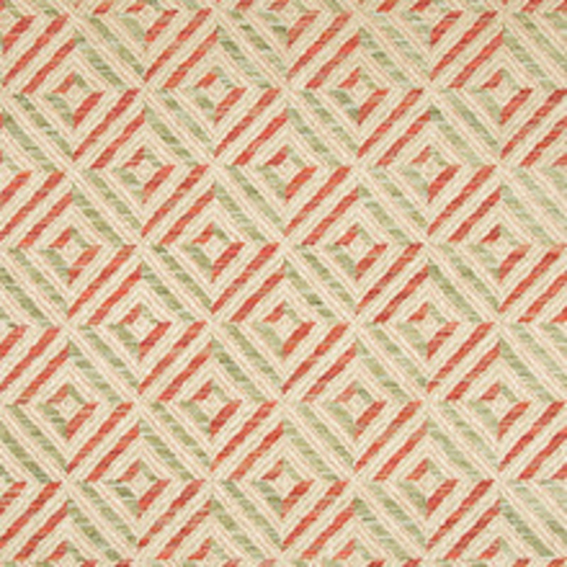 Lee Jofa Fabric Verbier Diamond Jade/Red