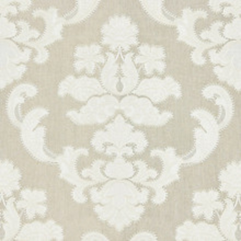 Scalamandre
 Fabric Cornelia Damask Embroidery/Flax Sc 000227160