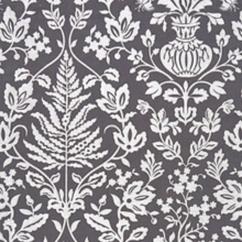 Scalamandre
 Fabric Shalimar Embroidery/Charcoal Sc 000327032