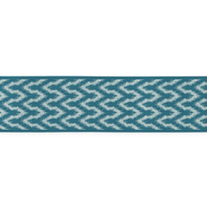 Scalamandre
 Trim Seychelles Tape/Turquoise Sc 0004T3309