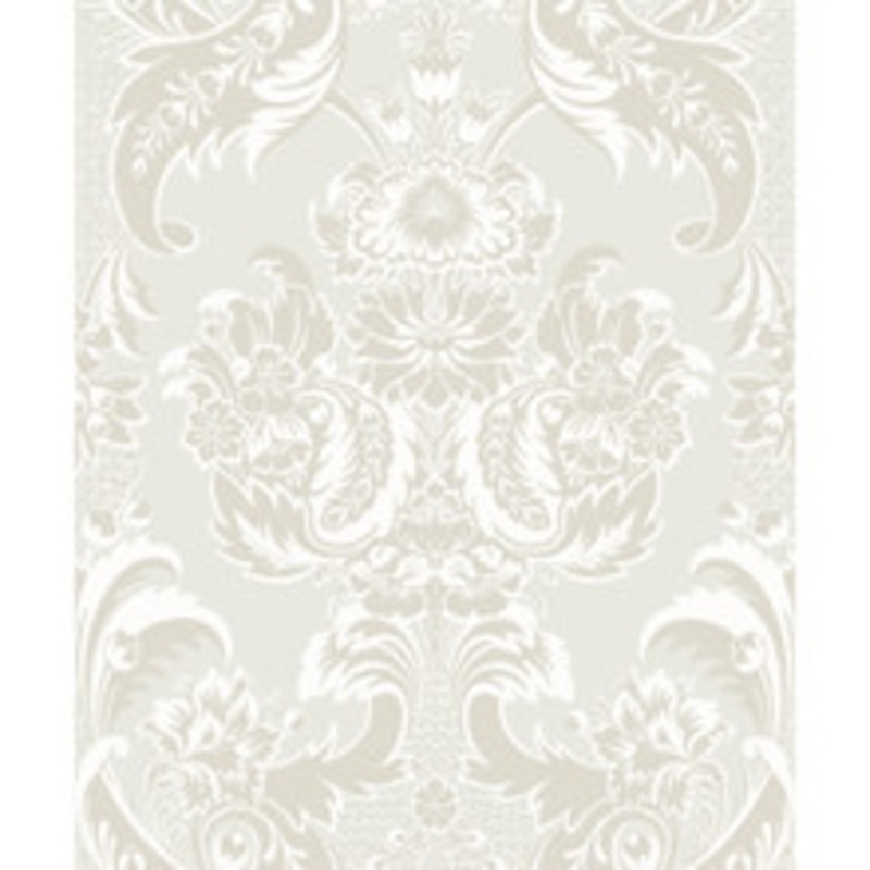 Cole & Son Wallcovering Wyndham White And Pearl