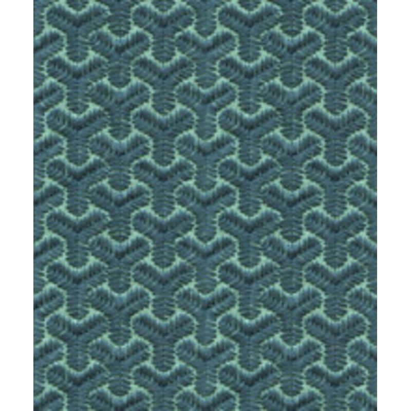 G P & J Baker Fabric Chengtudoor Emb Blue/Aqua