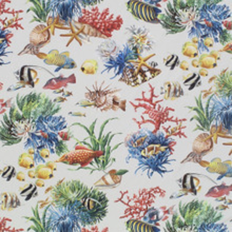 Grey Watkins Fabric Aquatica/Oyster Cn 0003Ak07