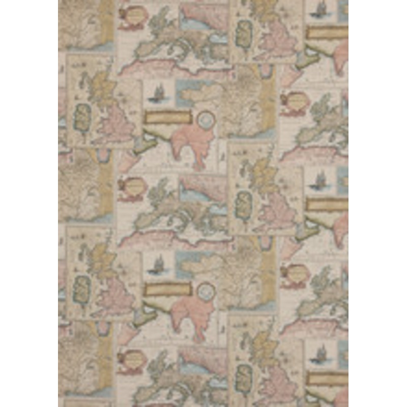 Mulberry Fabric Bohemian Travels Linen Multi