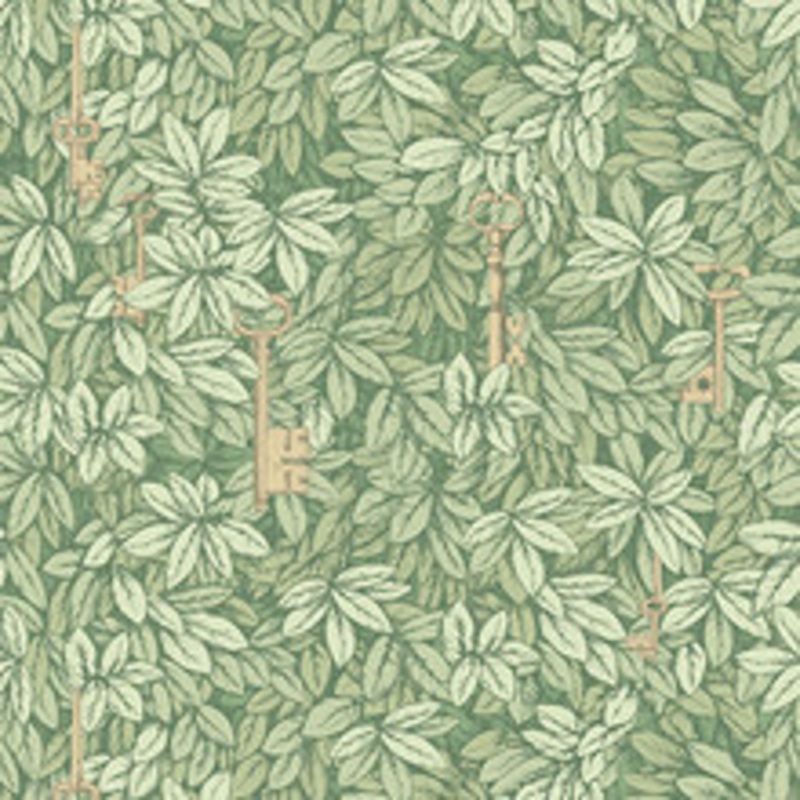 Cole & Son Wallcovering Chiavi Segrete Olive