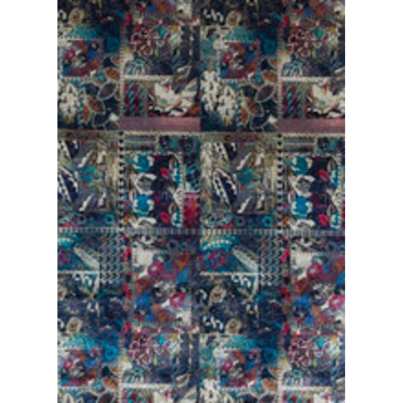 G P & J Baker Fabric Barcelona Indigo