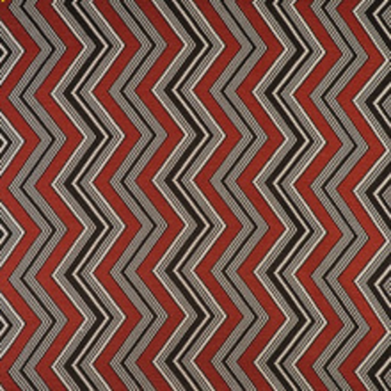 Gaston Y Daniela Fabric Zig Zag Rojo