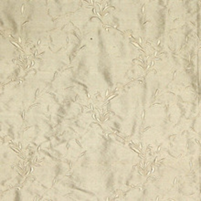 Old World Weavers Fabric Honeysuckle Embroidery/Ivory By 20100702