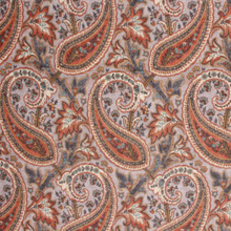 RM CoCo Fabric Caravela Paisley Persimmon