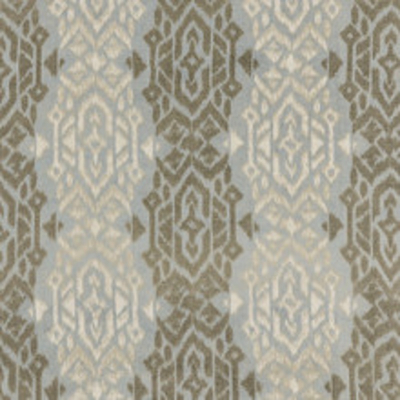 Scalamandre
 Fabric Sumatra Ikat Weave/Bluestone Sc 000127167