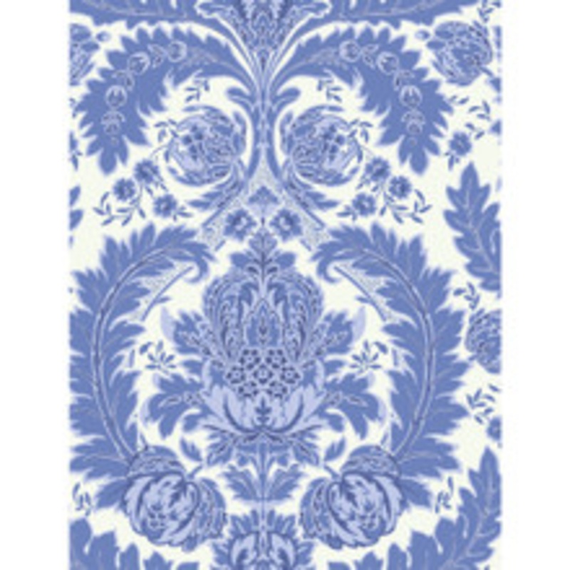 Cole & Son Wallcovering Coleridge Blue And White