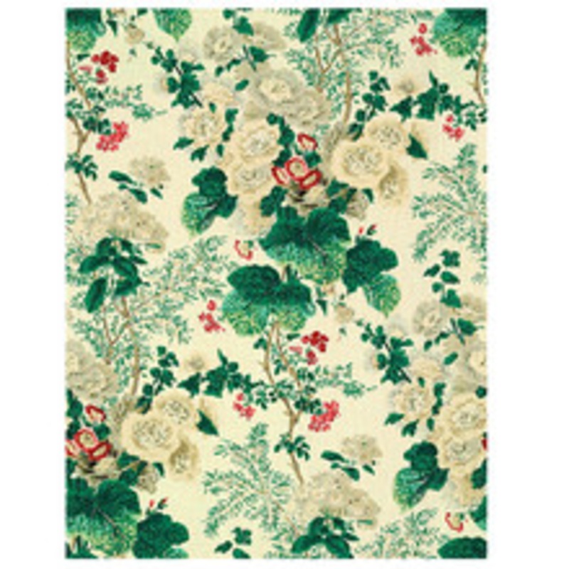Lee Jofa Fabric Althea Print Ivory