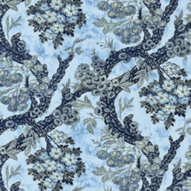 Old World Weavers Fabric Summerhouse Hill/Blues M7 0001Summ