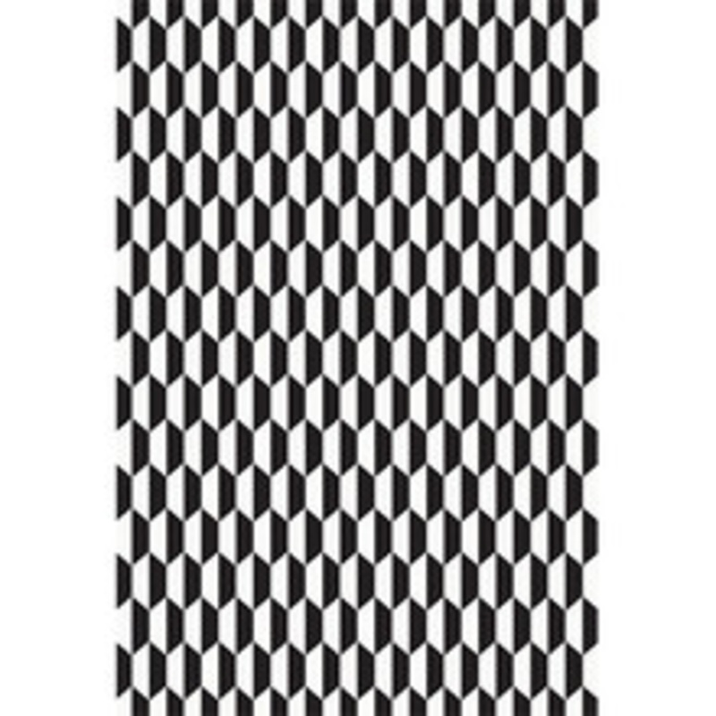 Cole & Son Fabric Tile Blk Wht