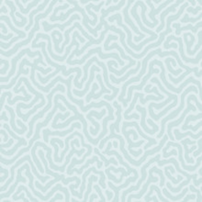 Cole & Son Wallcovering Coral Print Room Blue