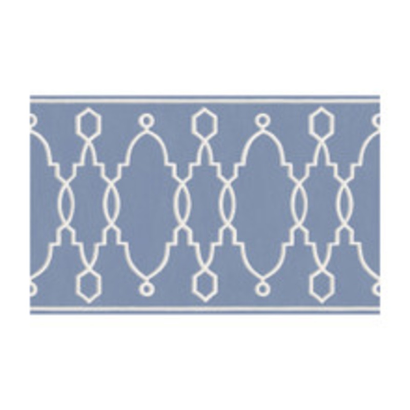 Cole & Son Wallcovering Parterre Border Cobalt Blue