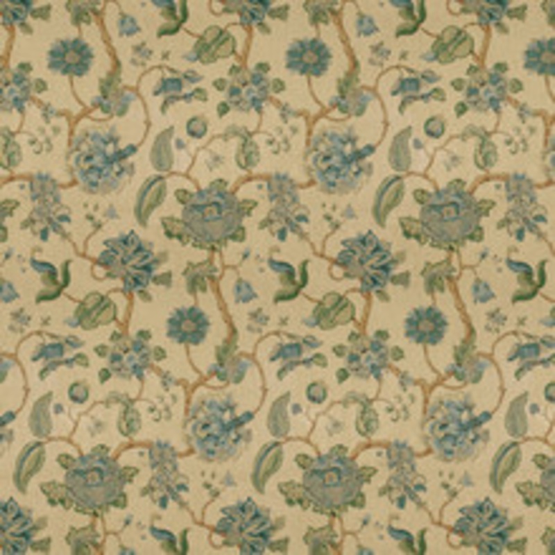 Lee Jofa Fabric Tidewater Block Blue